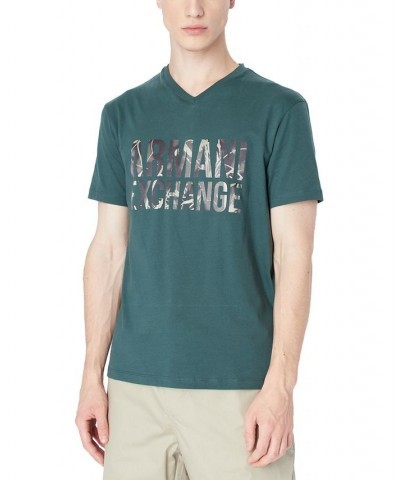 Men's Camo Logo GraphicT-Shirt Green $41.60 T-Shirts