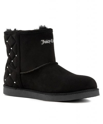 Women's Kayte Winter Booties Black $35.55 Shoes