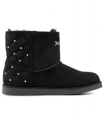 Women's Kayte Winter Booties Black $35.55 Shoes