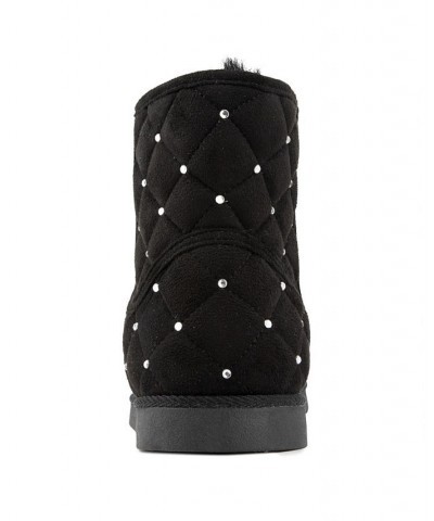 Women's Kayte Winter Booties Black $35.55 Shoes