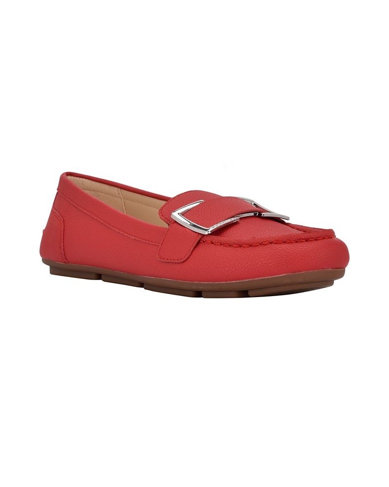 Women's Lydia Casual Loafers Red $43.61 Shoes