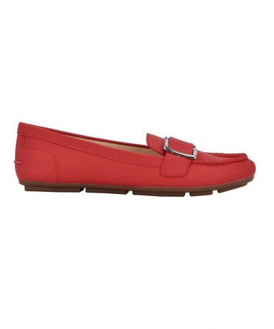 Women's Lydia Casual Loafers Red $43.61 Shoes