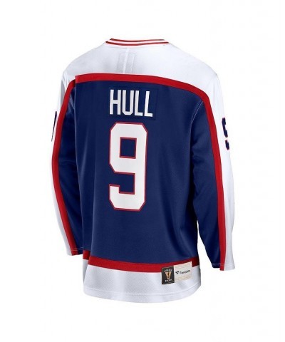 Men's Branded Bobby Hull Navy Winnipeg Jets Breakaway Retired Player Jersey $55.80 Jersey