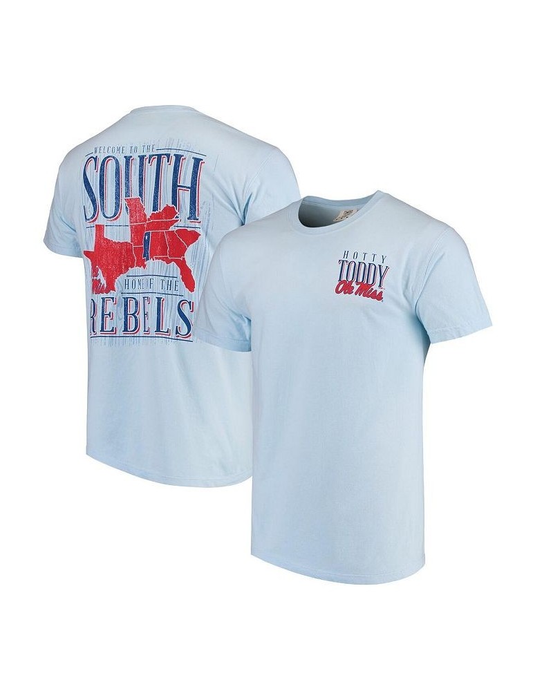 Men's Light Blue Ole Miss Rebels Welcome to the South Comfort Colors T-shirt $21.83 T-Shirts