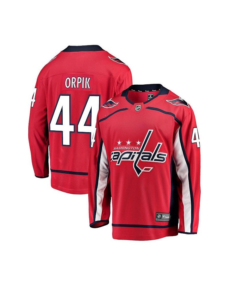 Men's Branded Brooks Orpik Red Washington Capitals Breakaway Home Player Jersey $62.00 Jersey