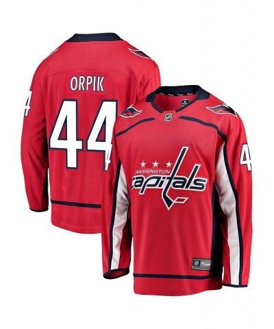 Men's Branded Brooks Orpik Red Washington Capitals Breakaway Home Player Jersey $62.00 Jersey