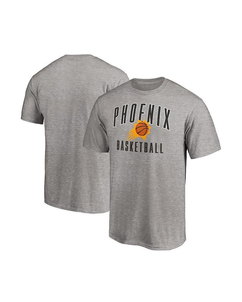 Men's Heathered Gray Phoenix Suns Game Legend T-shirt $15.89 T-Shirts