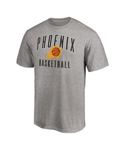 Men's Heathered Gray Phoenix Suns Game Legend T-shirt $15.89 T-Shirts