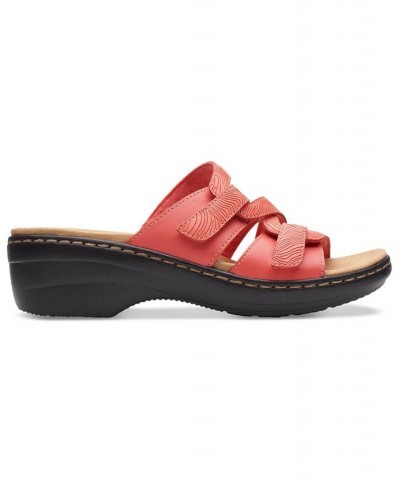 Women's Merliah Karli Slip-on Strappy Sandals Pink $38.95 Shoes