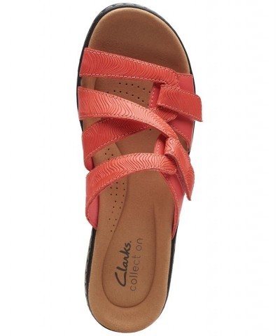 Women's Merliah Karli Slip-on Strappy Sandals Pink $38.95 Shoes