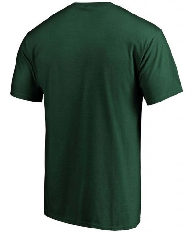 Men's Green Minnesota Wild Team Primary Logo T-shirt $16.73 T-Shirts