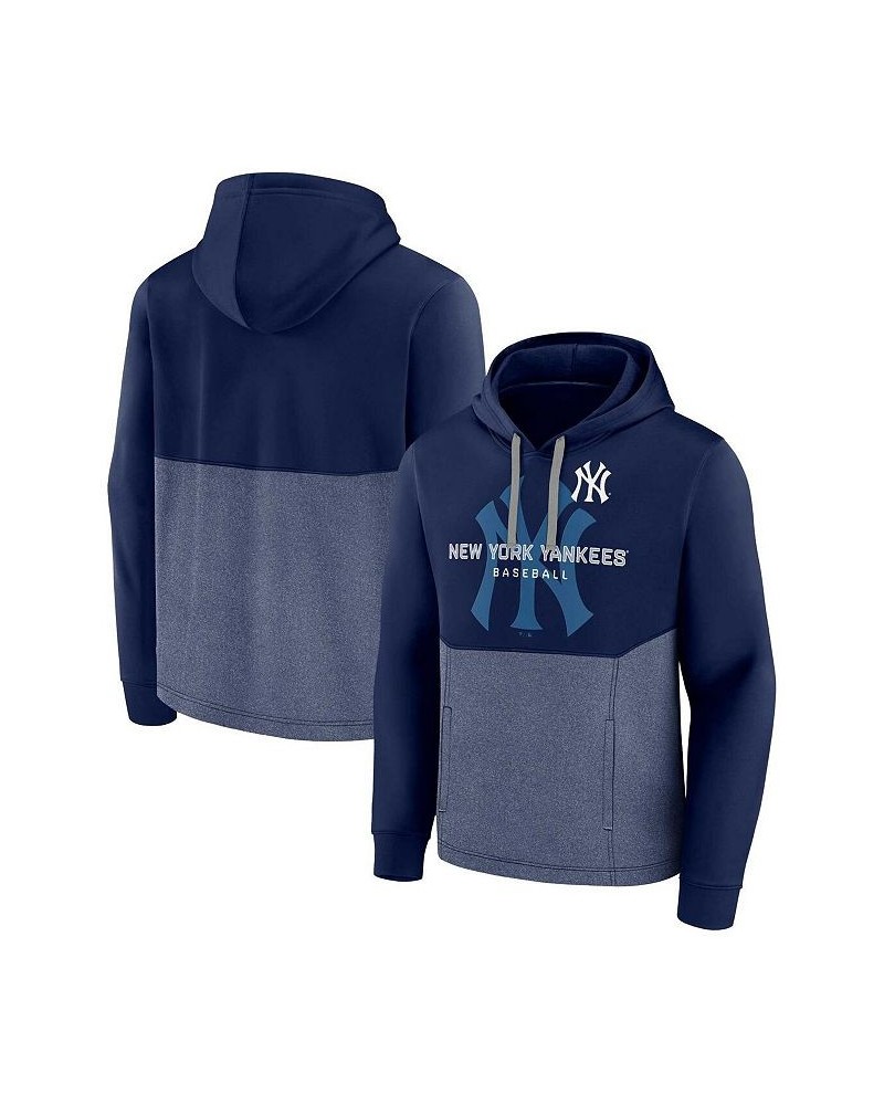 Men's Branded Navy New York Yankees Call the Shots Pullover Hoodie $35.20 Sweatshirt