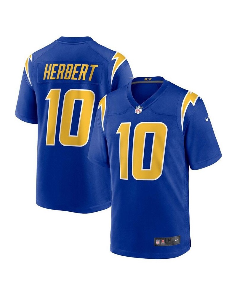 Men's Justin Herbert Royal Los Angeles Chargers 2nd Alternate Game Jersey $51.80 Jersey