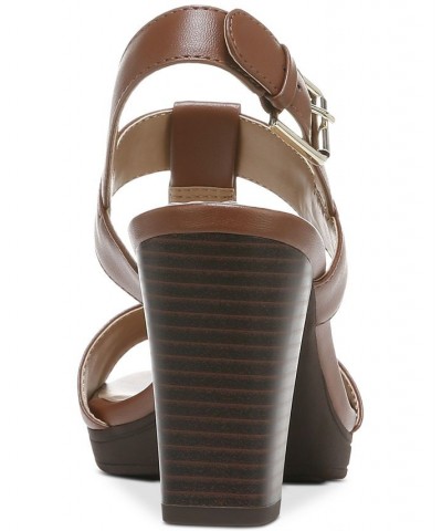 Paulette Dress Sandals Brown $43.86 Shoes