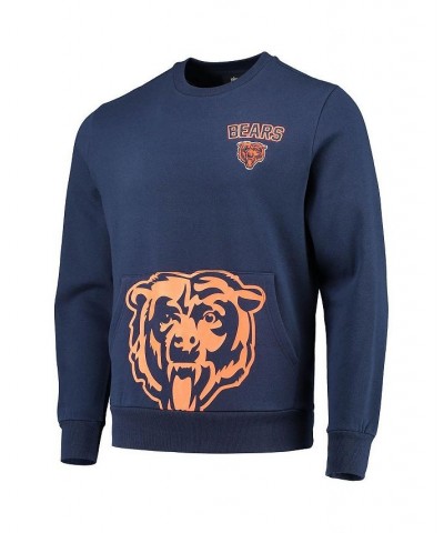 Men's Navy Chicago Bears Pocket Pullover Sweater $35.25 Sweaters