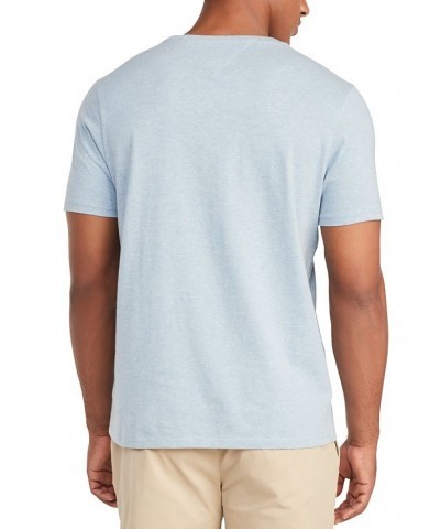 Men's Big & Tall Tommy Crew Neck Pocket T-Shirt Malaga Blue $24.18 T-Shirts