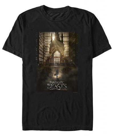 Men's Fantastic Beasts and Where to Find Them Magical Congress Poster Short Sleeve T-shirt Black $18.19 T-Shirts