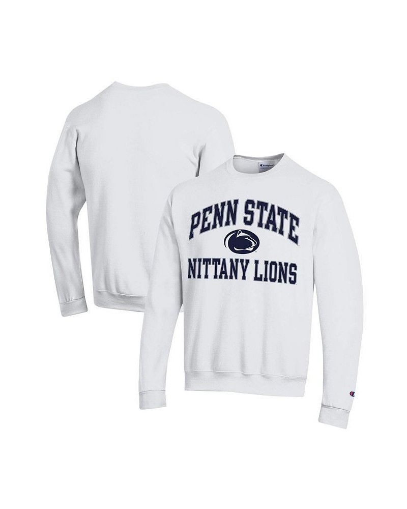 Men's White Penn State Nittany Lions High Motor Pullover Sweatshirt $31.85 Sweatshirt