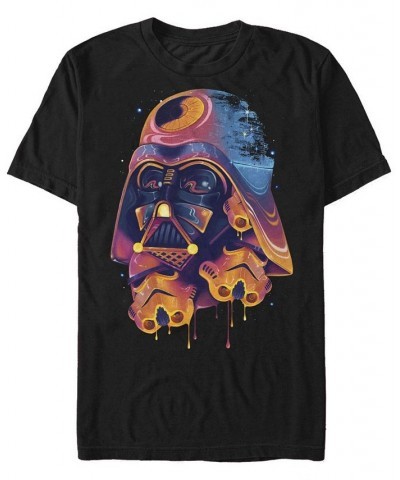 Men's Super Psychadelic Short Sleeve Crew T-shirt Black $17.50 T-Shirts