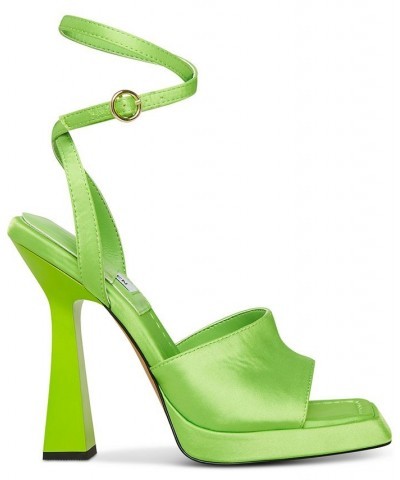 Women's Kendall Two-Piece Platform Dress Sandals Green $32.33 Shoes