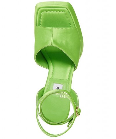 Women's Kendall Two-Piece Platform Dress Sandals Green $32.33 Shoes