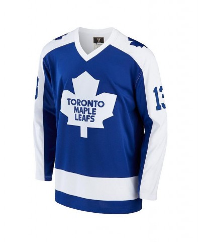 Men's Branded Mats Sundin Blue Toronto Maple Leafs Breakaway Retired Player Jersey $88.20 Jersey