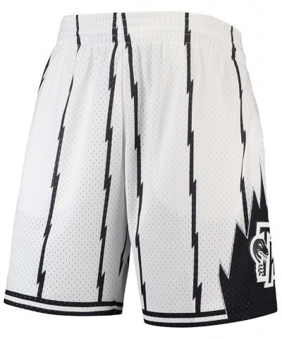 Men's Toronto Raptors Hardwood Classics White Out Swingman Shorts $33.88 Shorts