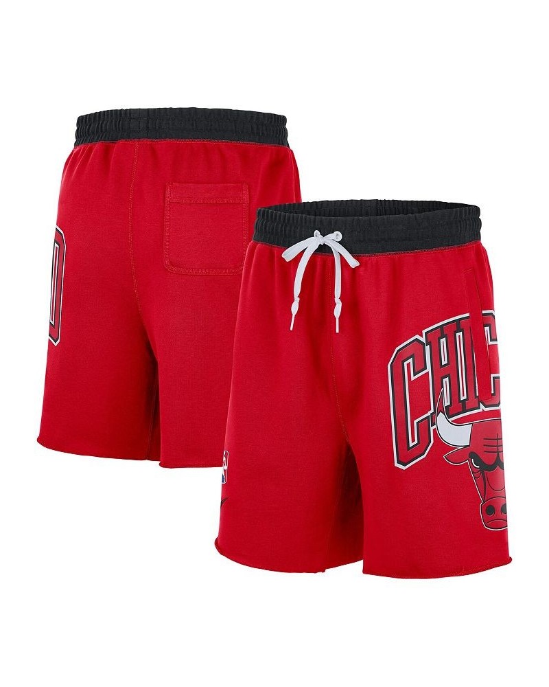 Men's Chicago Bulls 75th Anniversary Courtside Fleece Shorts $35.25 Shorts