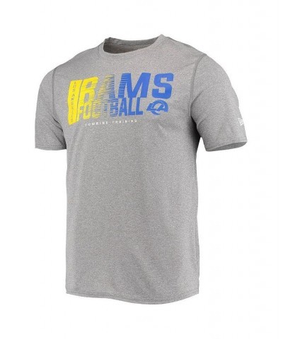 Men's Heathered Gray Los Angeles Rams Combine Authentic Game On T-shirt $16.80 T-Shirts