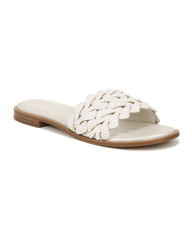 Fernanda Slide Sandals White $39.24 Shoes