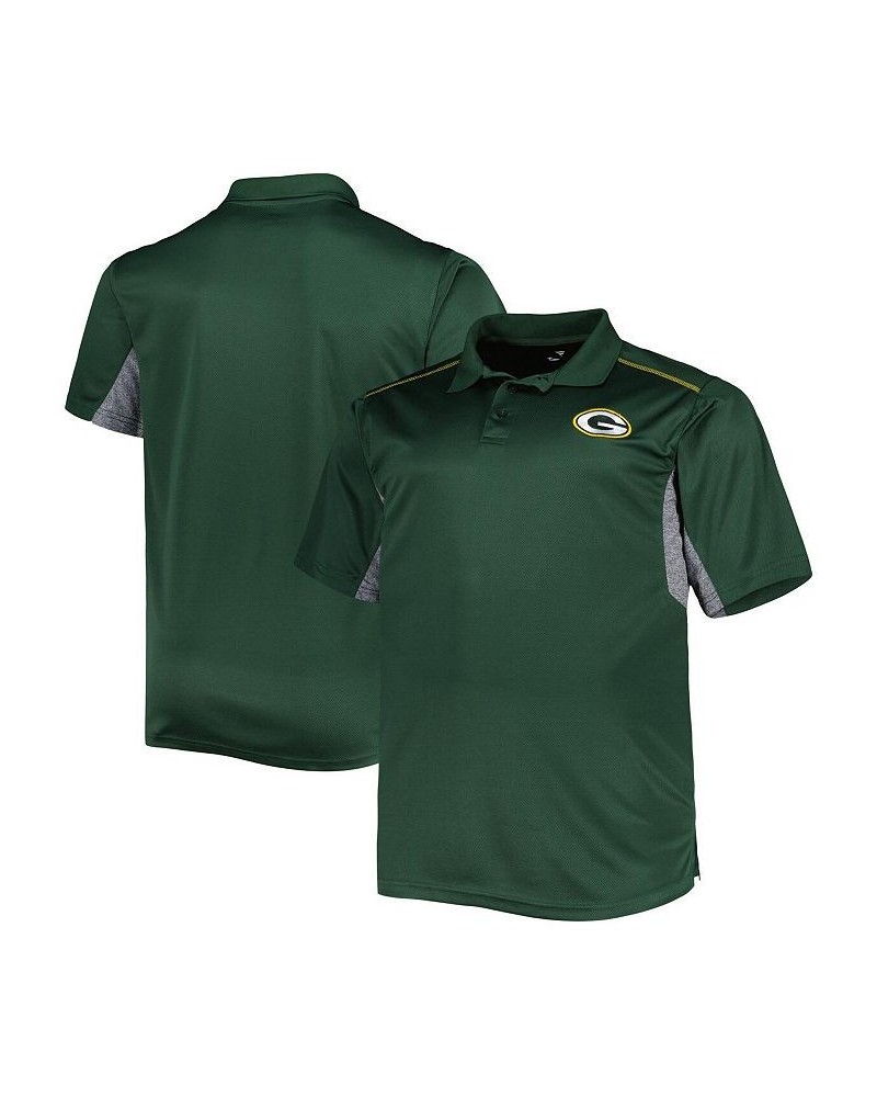 Men's Green Green Bay Packers Big and Tall Team Color Polo Shirt $29.57 Polo Shirts