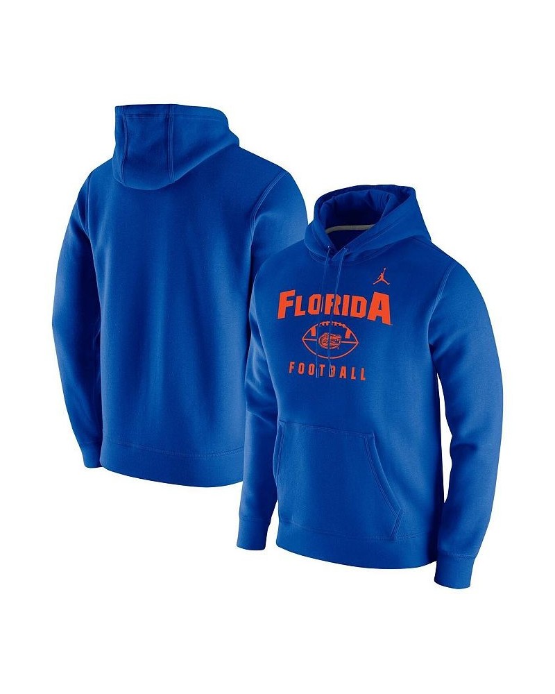 Men's Brand Royal Florida Gators Football Oopty Oop Club Fleece Pullover Hoodie $40.49 Sweatshirt