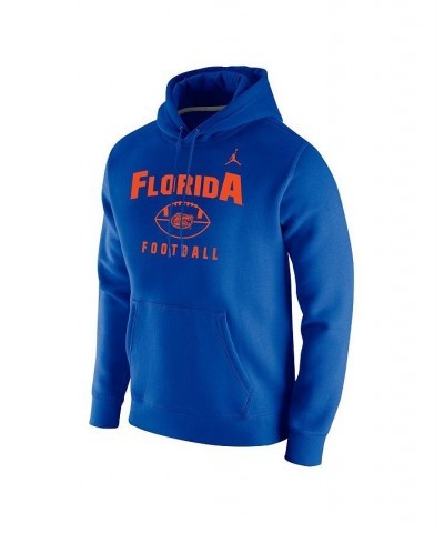 Men's Brand Royal Florida Gators Football Oopty Oop Club Fleece Pullover Hoodie $40.49 Sweatshirt