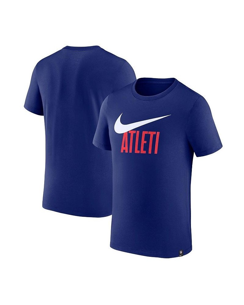 Men's Navy Atletico de Madrid Swoosh T-shirt $20.79 T-Shirts