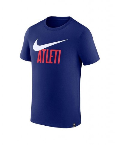 Men's Navy Atletico de Madrid Swoosh T-shirt $20.79 T-Shirts