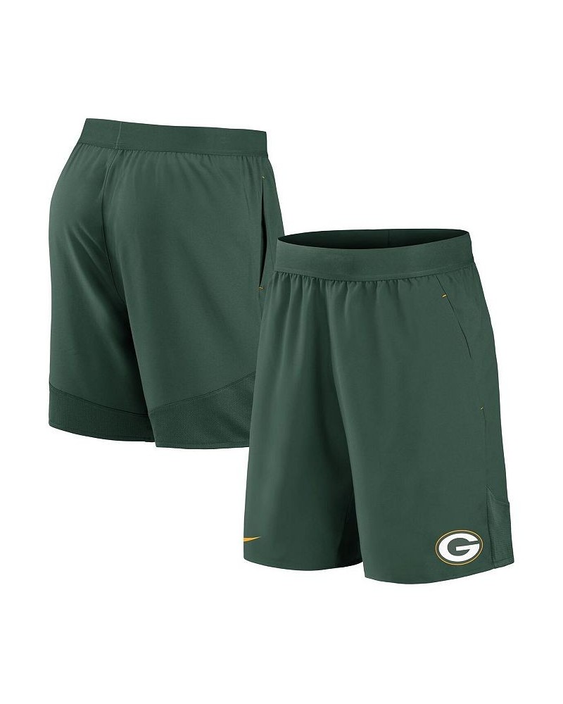 Men's Green Green Bay Packers Stretch Woven Shorts $18.92 Shorts