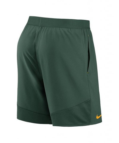 Men's Green Green Bay Packers Stretch Woven Shorts $18.92 Shorts