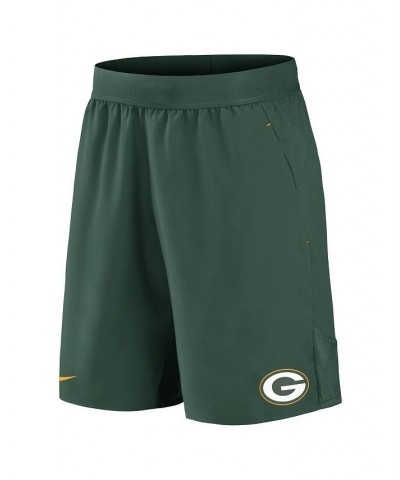 Men's Green Green Bay Packers Stretch Woven Shorts $18.92 Shorts