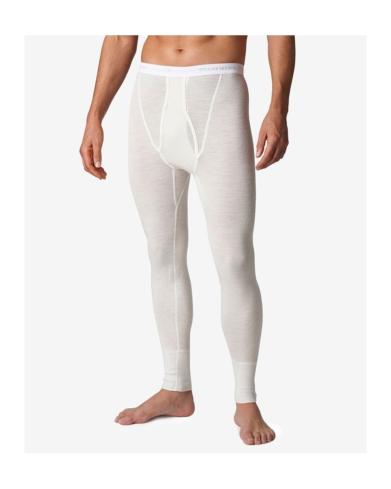 Men's Superwash Wool Long Underwear White $45.14 Underwear