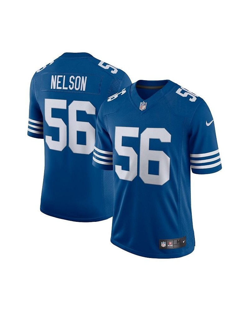 Men's Quenton Nelson Royal Indianapolis Colts Alternate Vapor Limited Jersey $52.70 Jersey