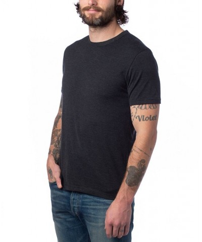 Men's Modal Tri-Blend Crewneck T-shirt Black $17.63 T-Shirts