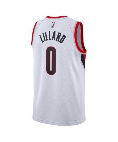 Men's Damian Lillard White Portland Trail Blazers 2022/23 Swingman Jersey - Association Edition $53.99 Jersey