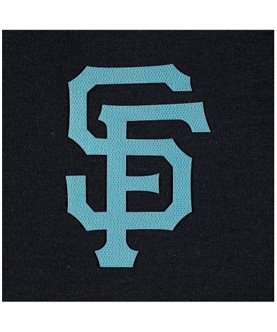 Men's Black San Francisco Giants Ruckus Quarter-Zip Hoodie $64.40 Sweatshirt