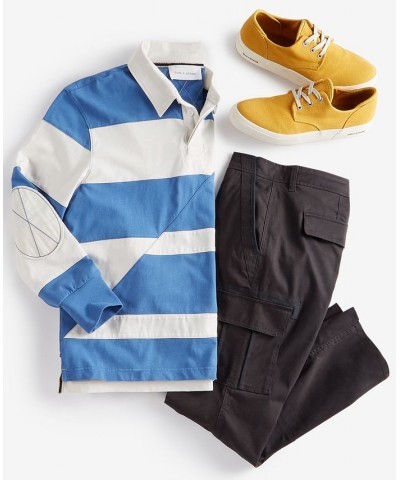 Men's Robert Striped Rugby Shirt Blue $19.88 Shirts