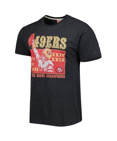 Men's Charcoal San Francisco 49ers Super Bowl Classics Tri-Blend T-shirt $19.78 T-Shirts