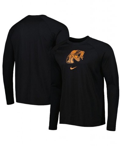 Men's Black Florida A&M Rattlers Spotlight Raglan Performance Long Sleeve T-shirt $36.39 T-Shirts