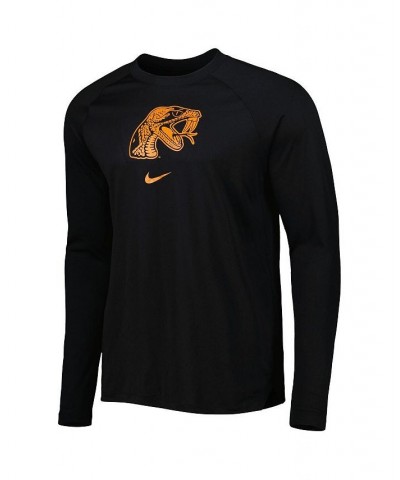 Men's Black Florida A&M Rattlers Spotlight Raglan Performance Long Sleeve T-shirt $36.39 T-Shirts