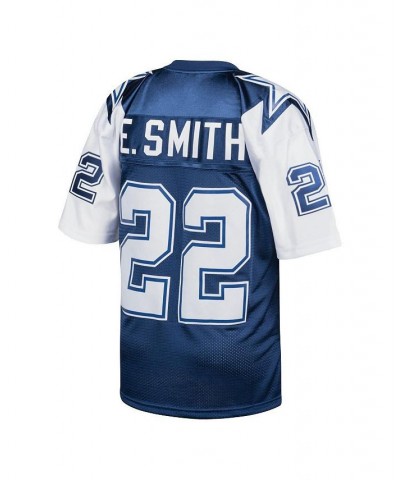 Men's Mitchell & Ness Emmitt Smith Navy Dallas Cowboys 1995 Authentic Throwback Retired Player Jersey $93.00 T-Shirts