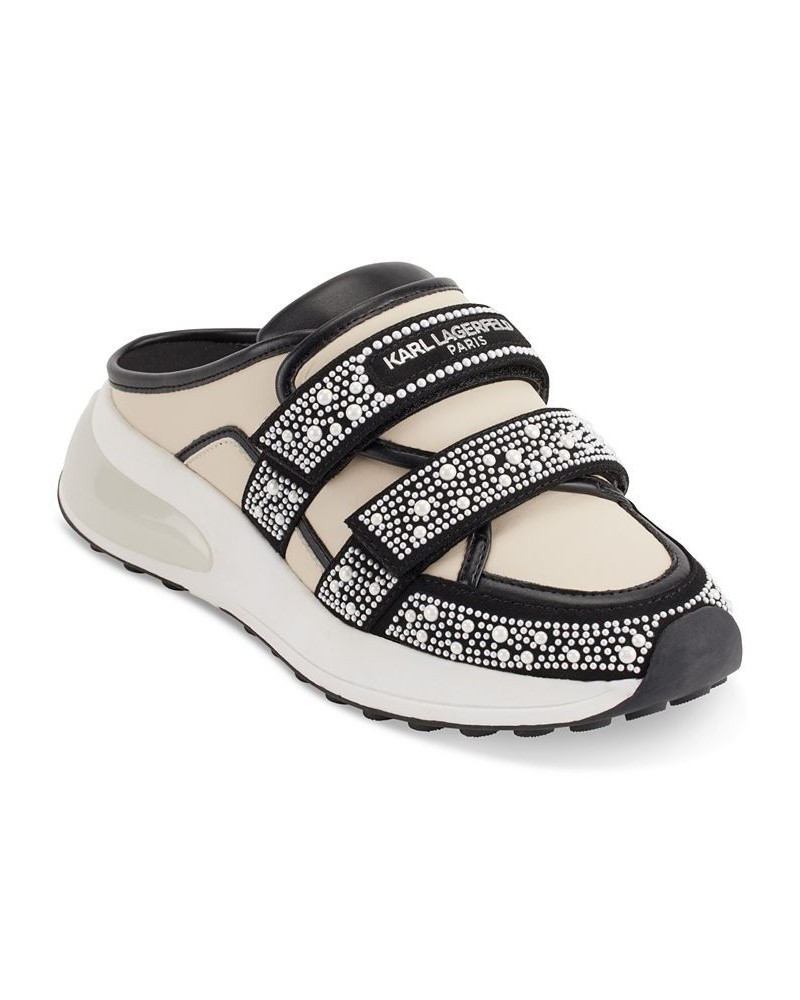 Women's Devora Slip-On Embellished Slide Sneakers Black/warm Mist $54.08 Shoes