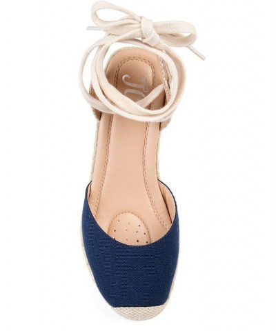 Women's Monte Espadrille Sandals Blue $53.99 Shoes